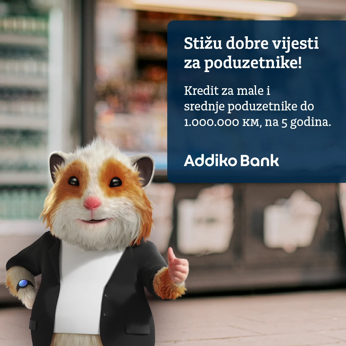 Dobre vijesti za poduzetnike iz Addiko Bank Sarajevo