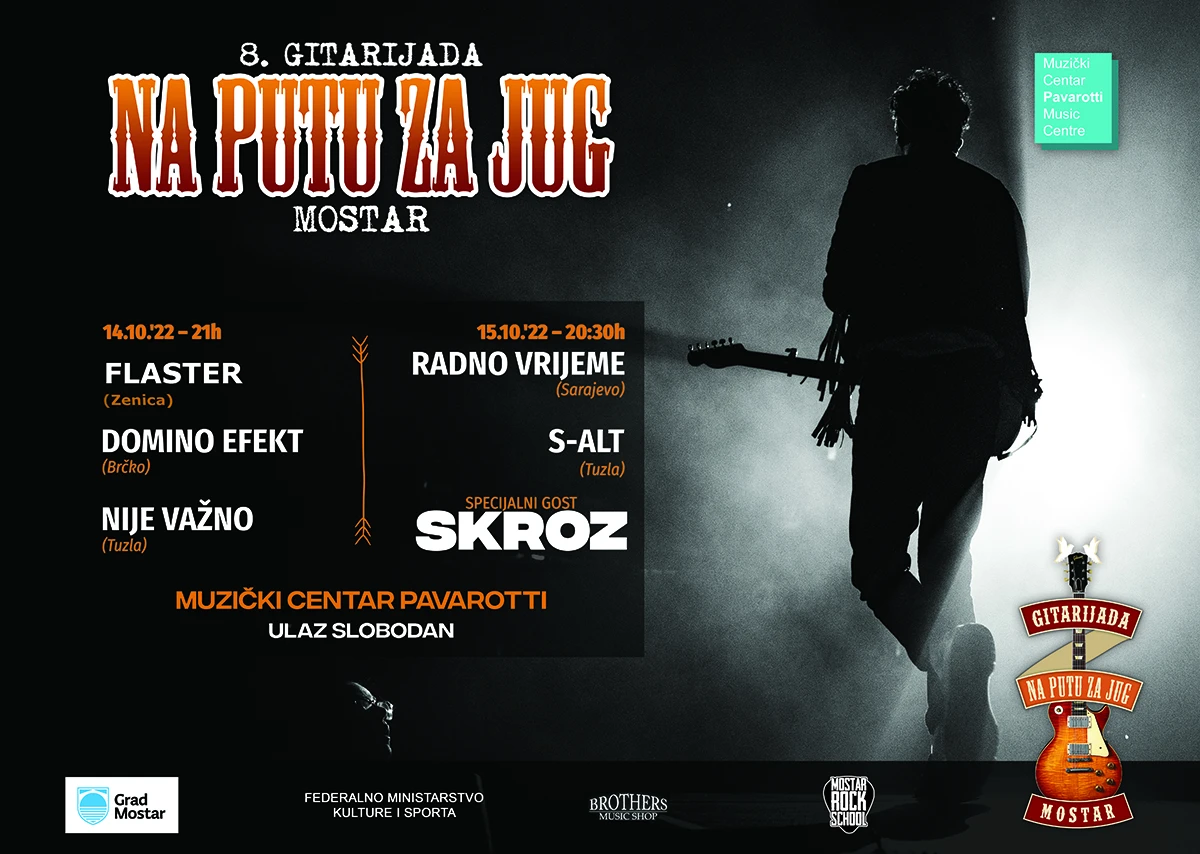 U petak počinje osma Gitarijada ''Na putu za jug''