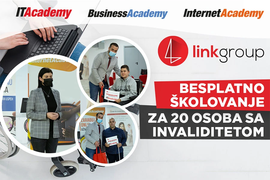 20 besplatnih školovanja iz oblasti biznisa i IT-ja osobama s invaliditetom