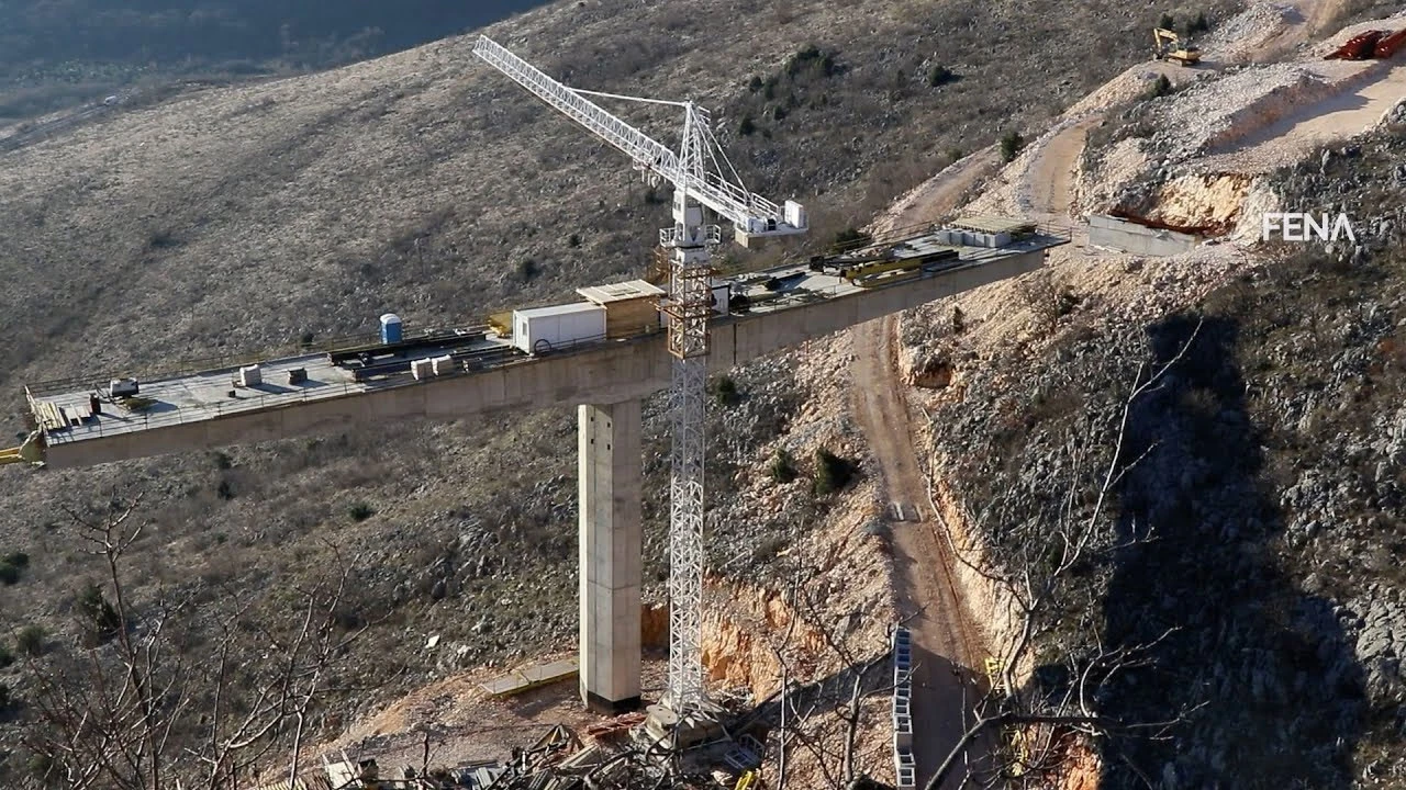 Iznad Mostara će biti pet tunela i deset vijadukata