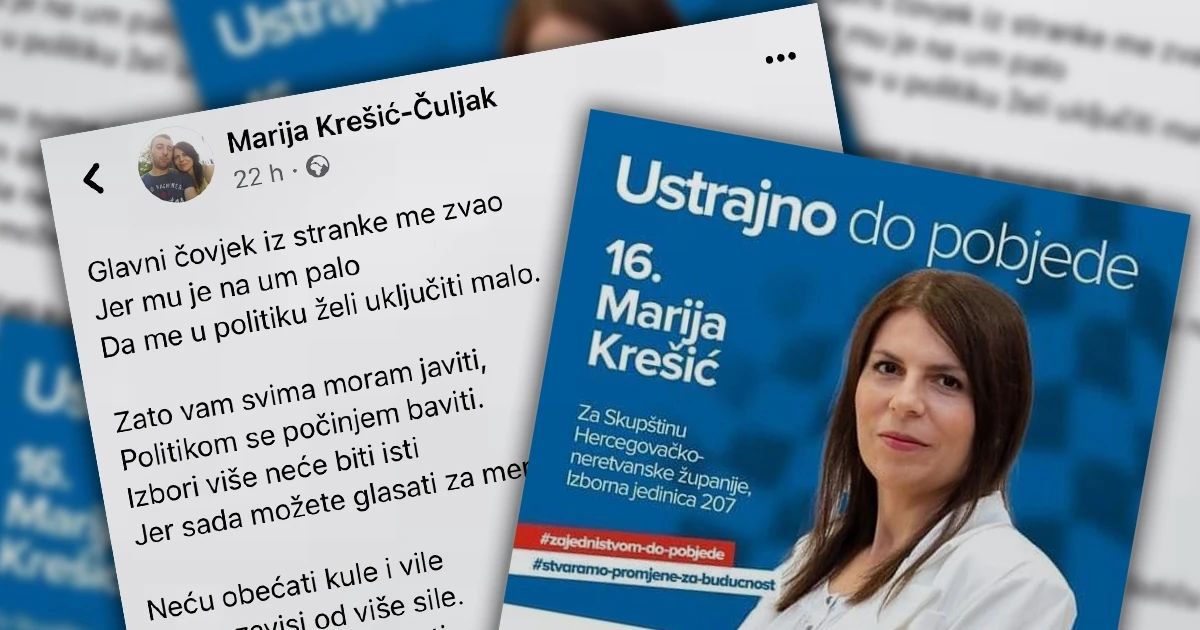 Poraz Marije Krešić: Ni rime, ni prije, a ni 'Glavni čovjek iz stranke' nisu mogli osigurati glasove