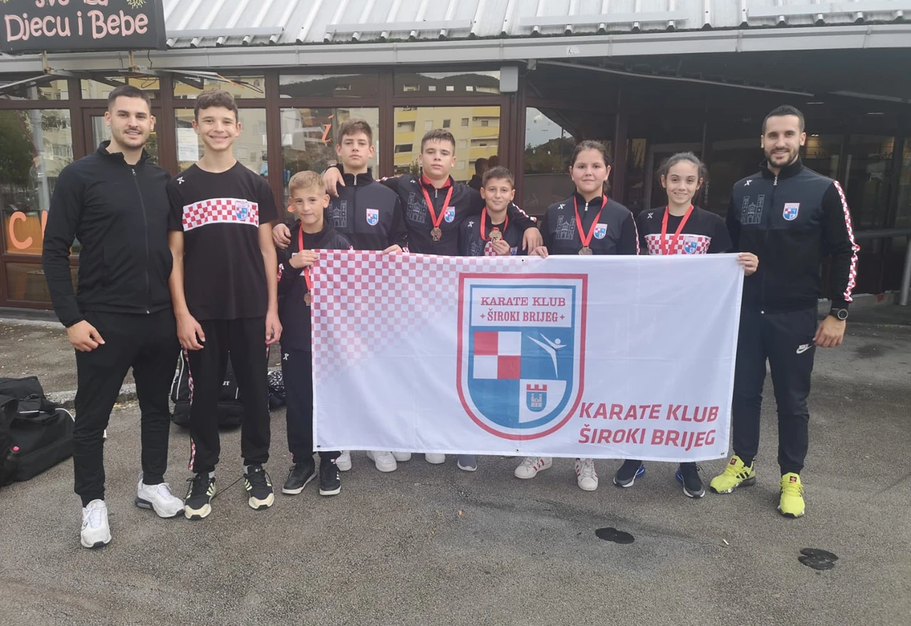Karate klub Široki Brijeg i ovaj vikend uspješan