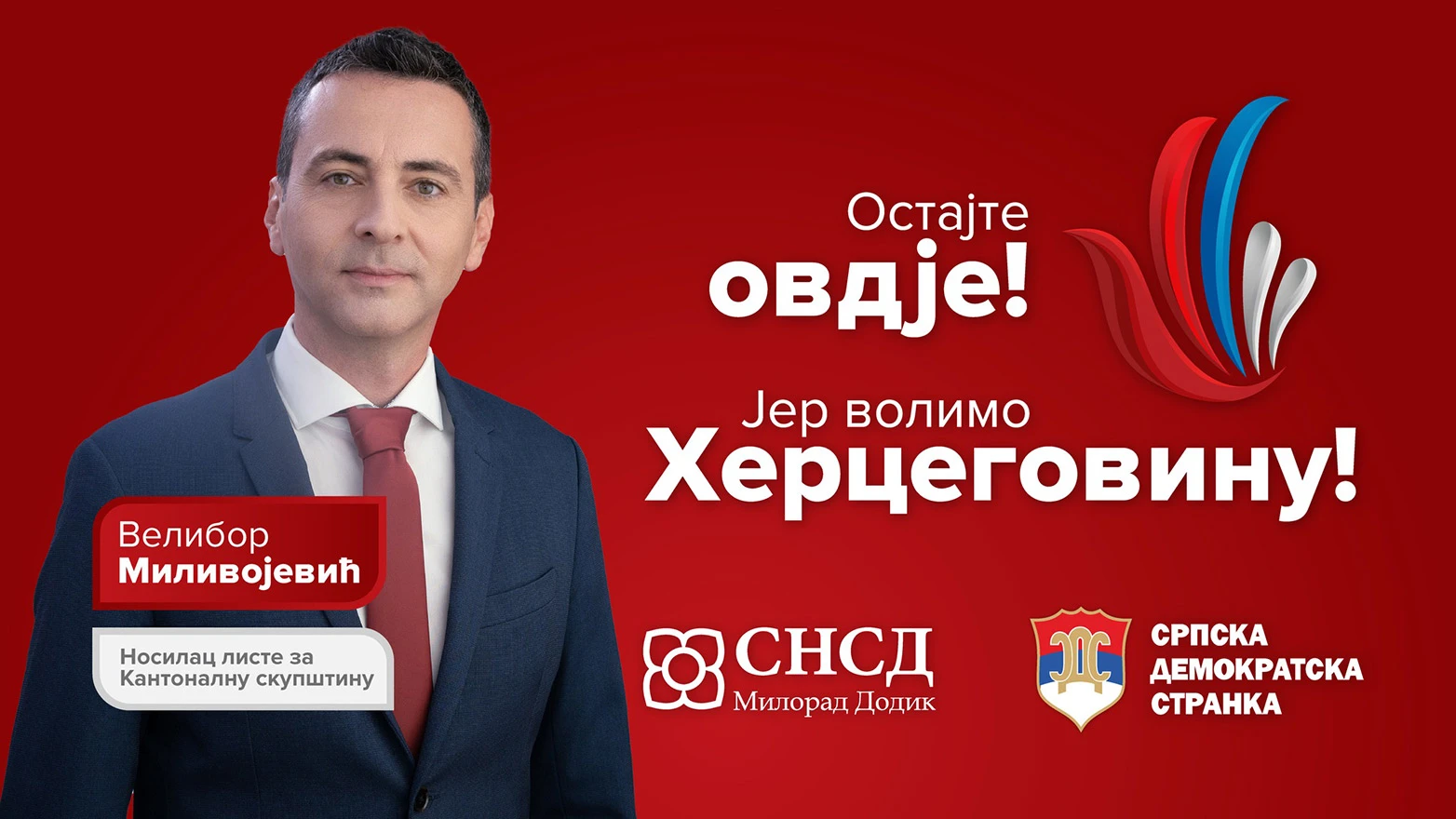 Ovi izbori su borba za opstanak Srba u Hercegovačko-neretvanskom kantonu