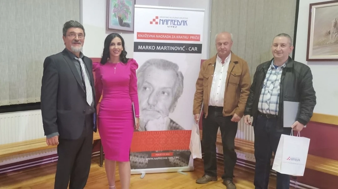 Marija Pavković Baković pobjednica na književnom natječaju "Marko Martinović Car"