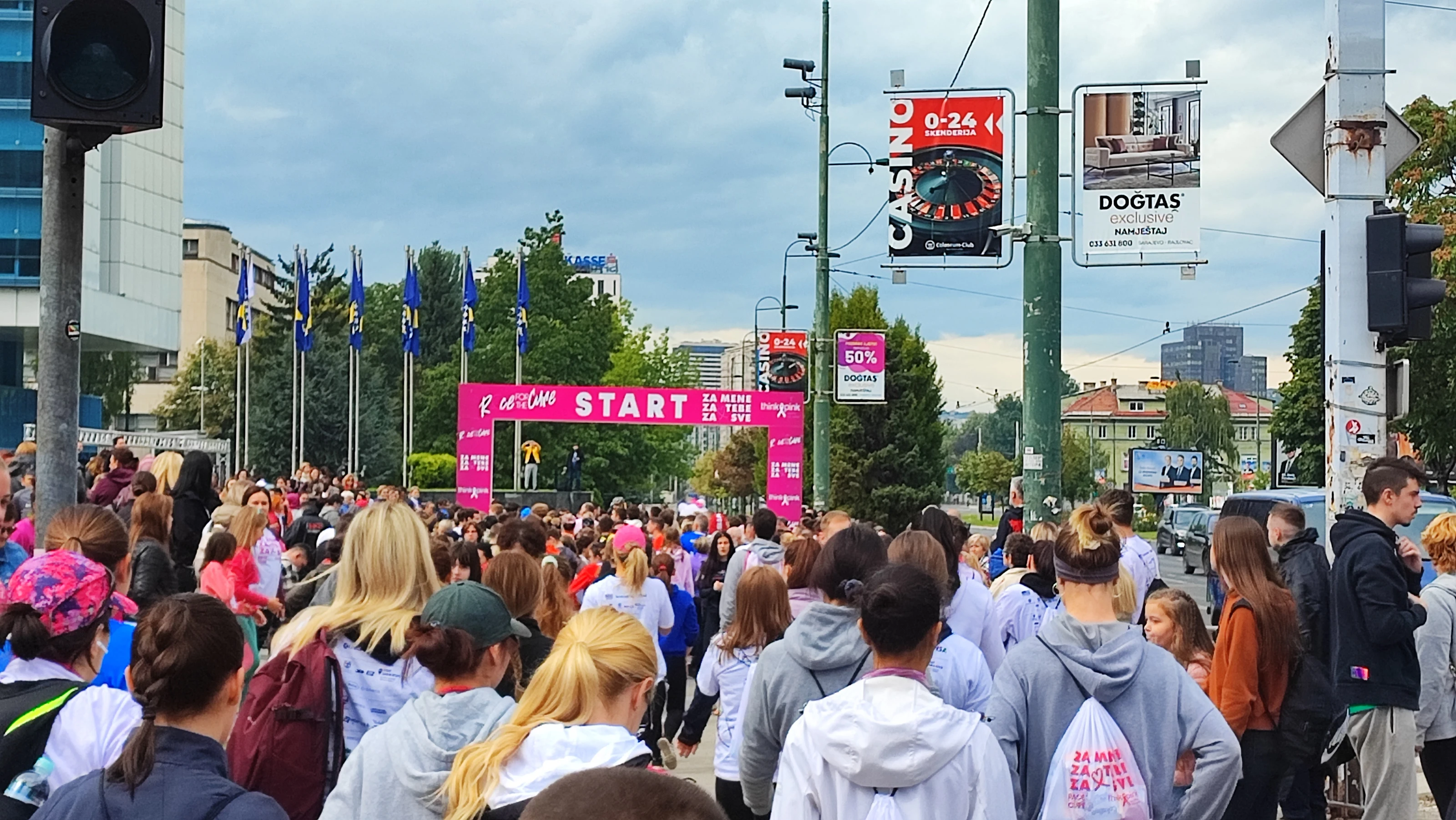 Tim Galenika na ovogodišnjoj utrci „Race for the cure“