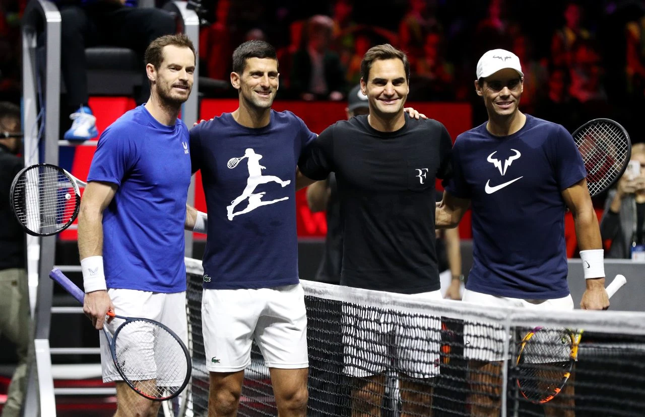 Neponovljivo: Roger, Rafa, Nole, Andy,  zajedno na treningu 