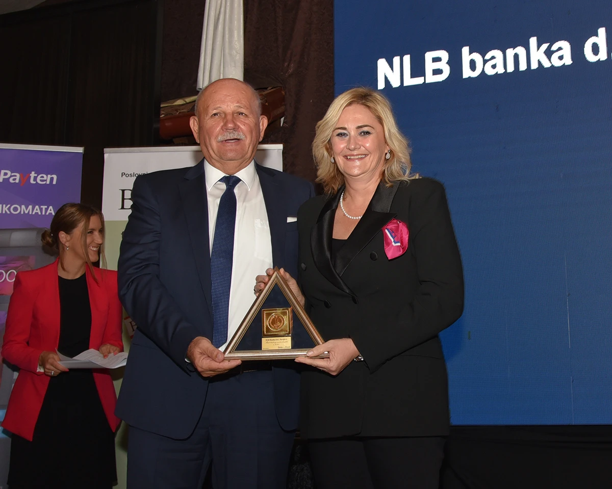 NLB Banka d.d. Sarajevo dobitnica priznanja ''Zlatni BAM'' 2022.