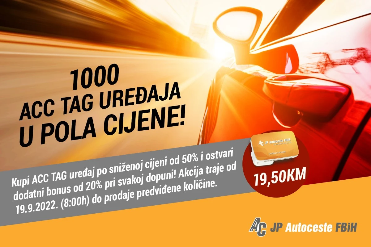 Nabavite ACC TAG uređaj u pola cijene