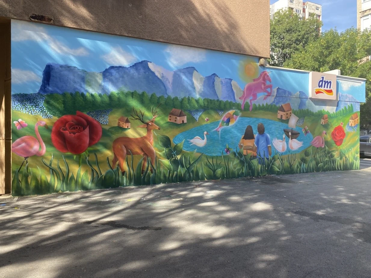 dm poklonio mural građanima Sarajeva