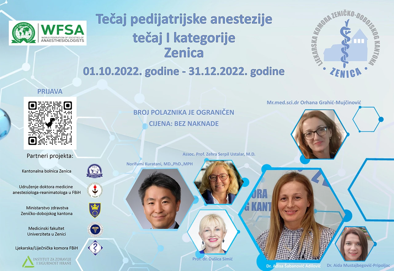 Zenica domaćin edukacije dječjih anesteziologa iz cijele BiH