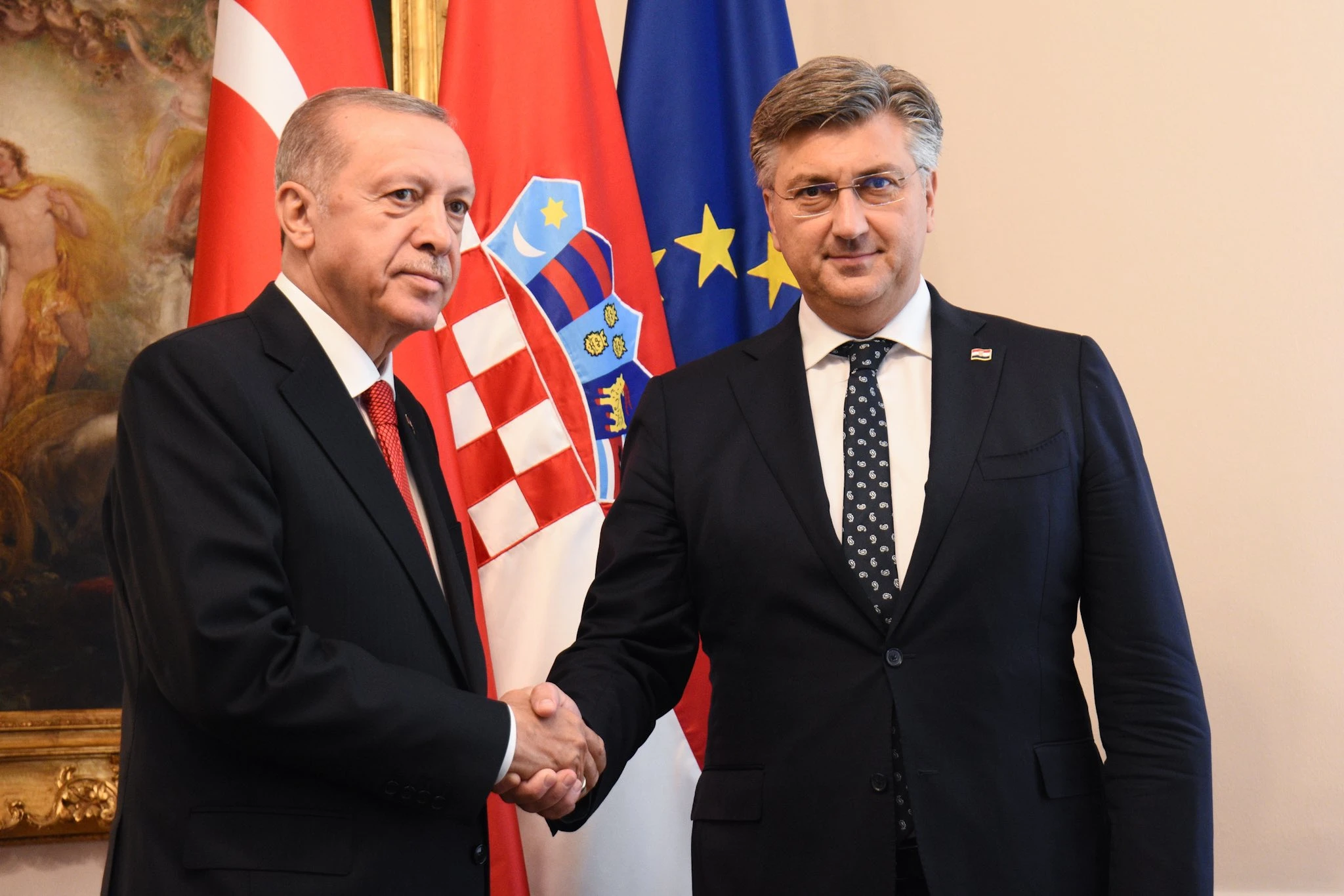 Plenković s Erdoganom o bilateralnoj suradnji, energetskoj krizi i stanju u BiH