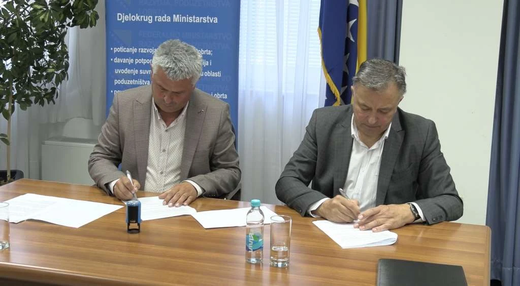 Potpisan ugovor o dodjeli poticaja za razvoj poduzetničke infrastrukture