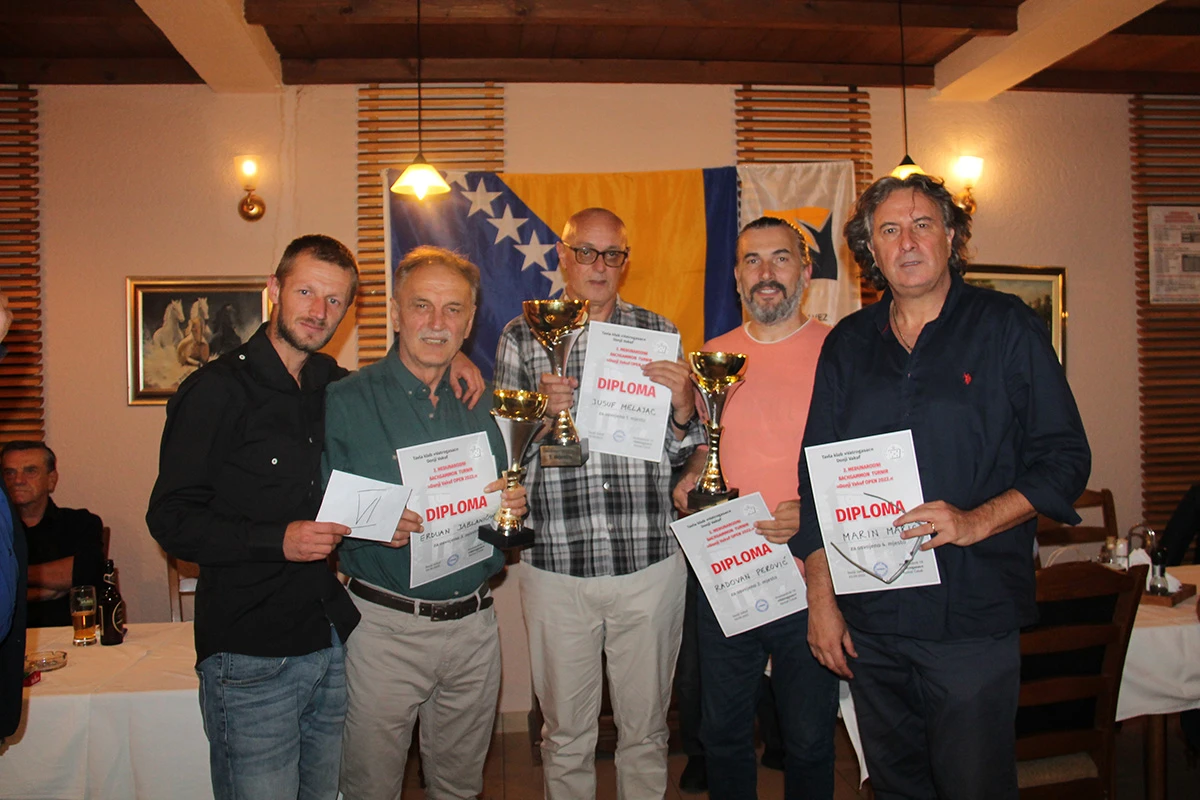 Međunarodni backgammon turnir: Mostarac Marin Marić četvrti
