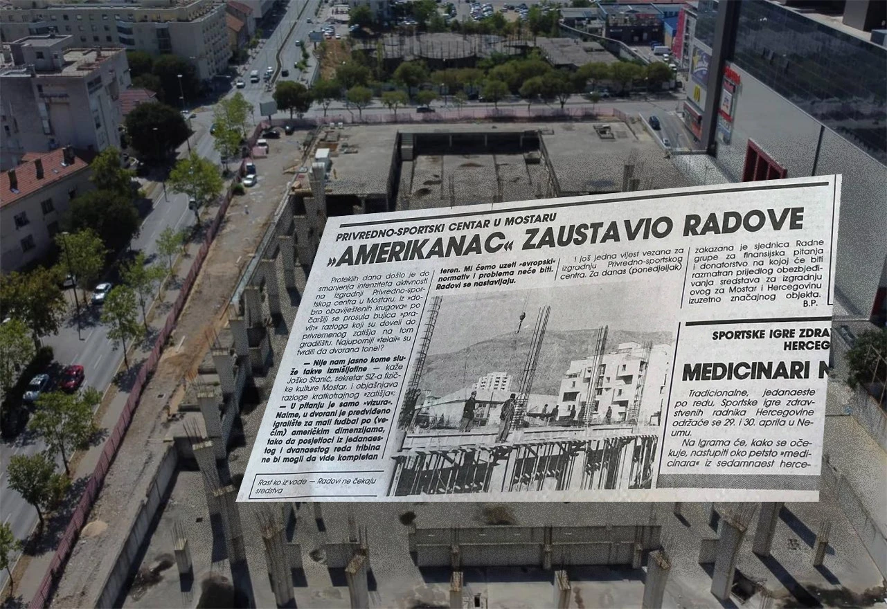 Čaršijski izvori: Kako je 'tonula' dvorana u Mostaru