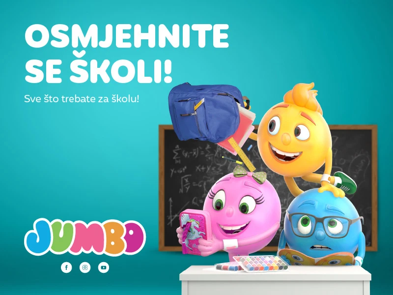 Osmjehnite se školi uz Jumbo!