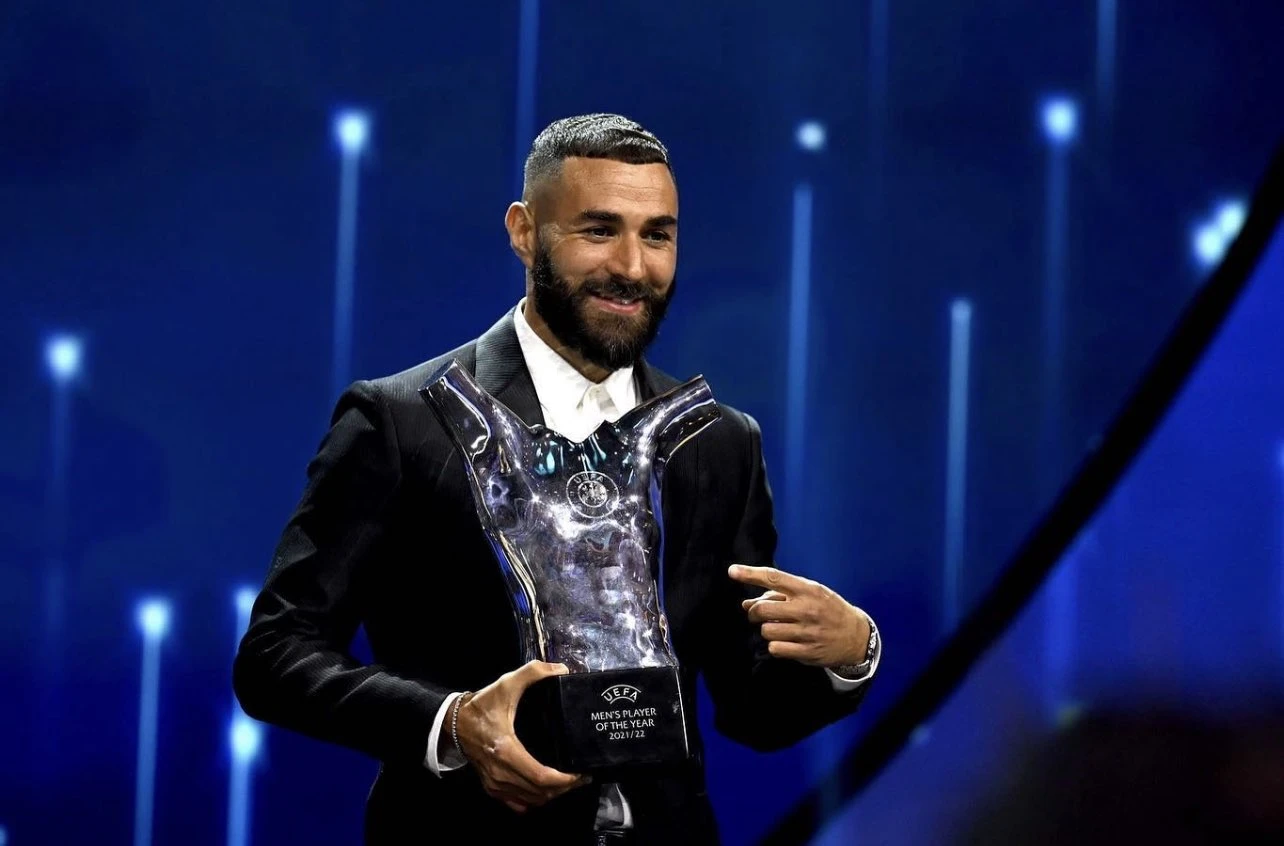 UEFA proglasila Benzemu najboljim igračem godine