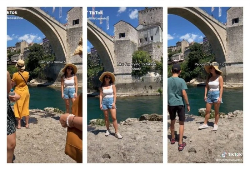 Influencerica podijelila "muku" tijekom fotografiranja ispod Starog mosta 