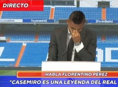 Casemiro slomljen na rastanku