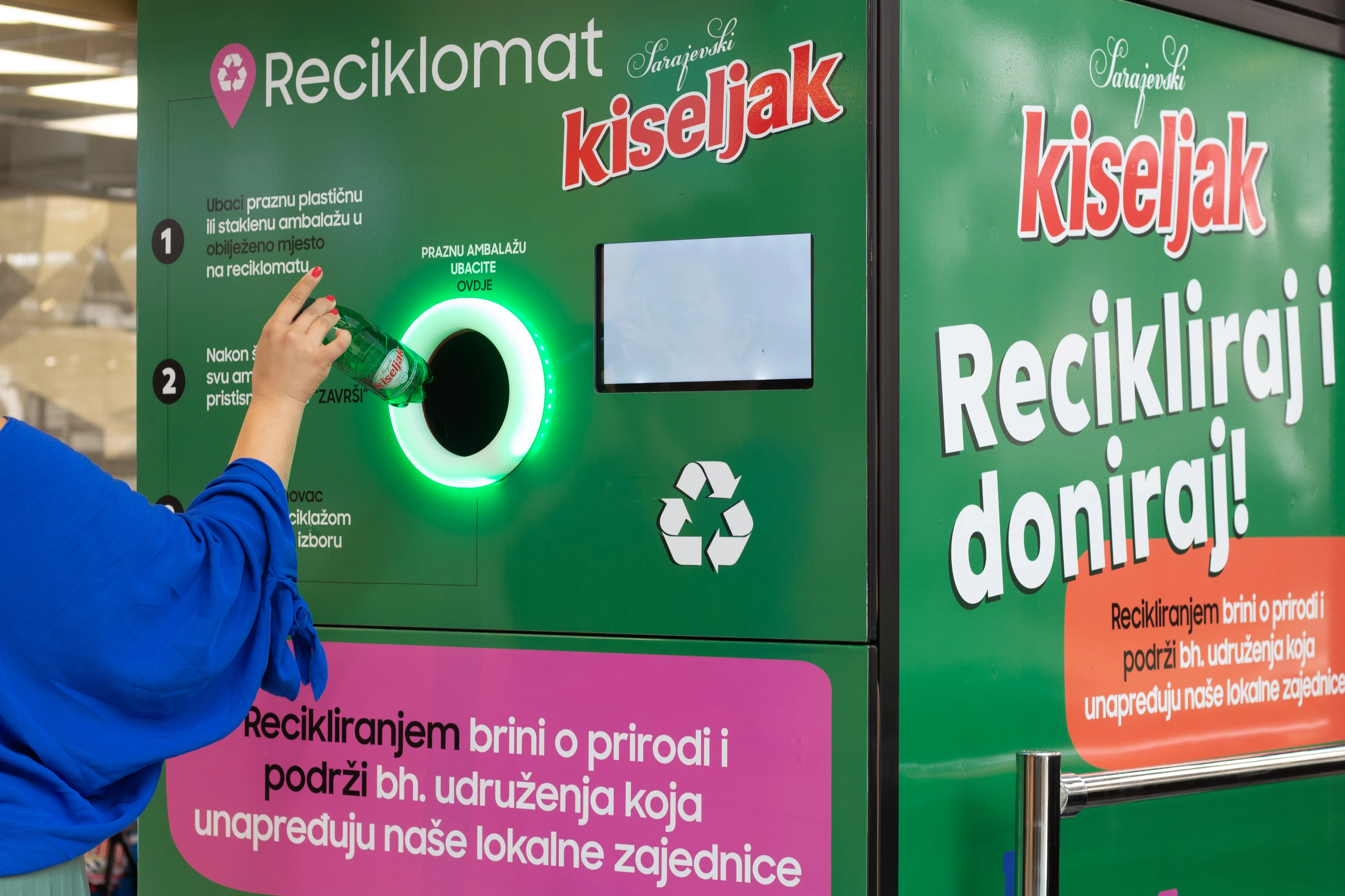 Prvi reciklomati Sarajevskog kiseljaka postavljeni u Tuzli i Sarajevu