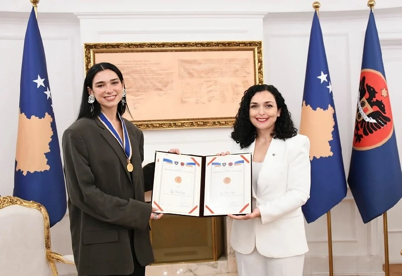 Dua Lipa postala počasna veleposlanica Kosova