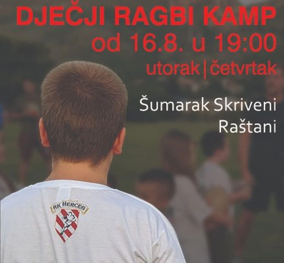 Ragbi klub Herceg organizira kamp