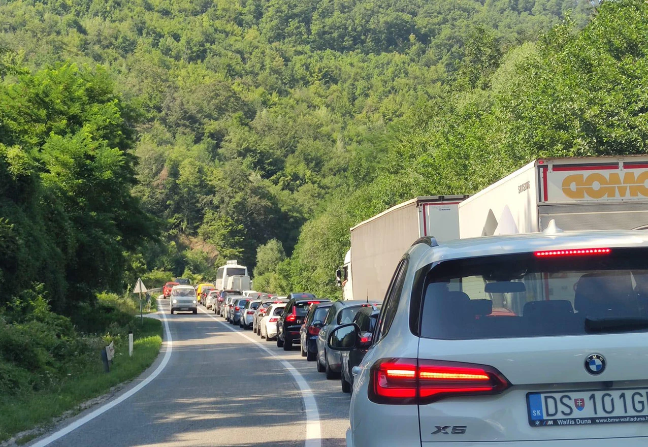 Ogromne gužve na magistralnom putu Tarčin - Konjic