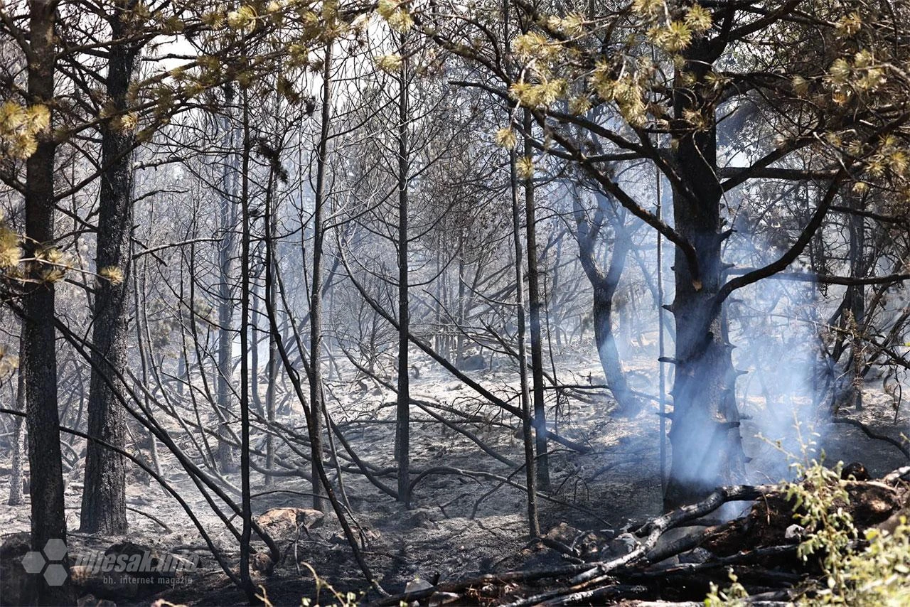 Situacija s požarom na Čvrsnici bolja nego proteklih dana