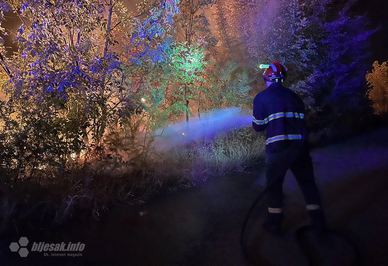 Gori širom Hercegovine, vatrogasci stalno na terenu
