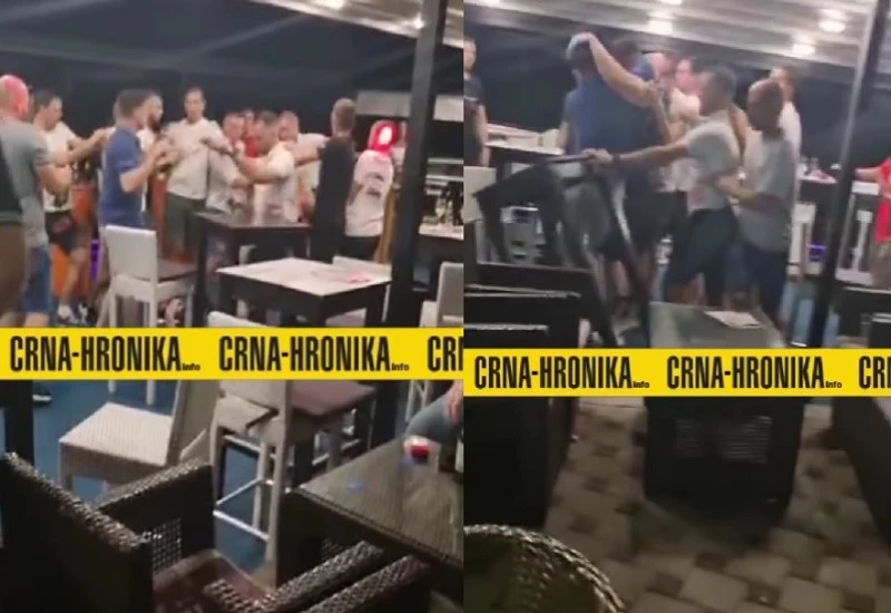 VIDEO | Masovna tučnjava u Neumu: U kafiću letjele šake