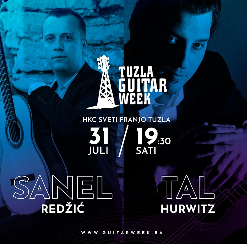Sanel Redžić i Tal Hurwitz koncertom otvaraju Sedmicu gitare u Tuzli