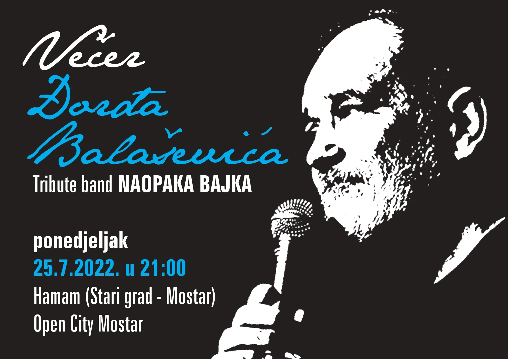 Mostarsku publiku će zabavljati Đorđe Balašević tribute band