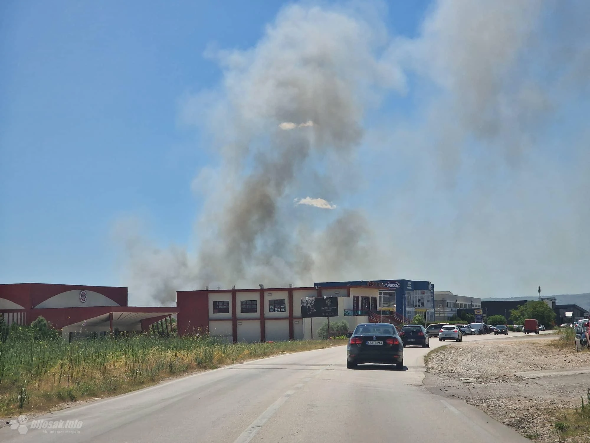 VIDEO | Veliki požar izbio južno od Mostara