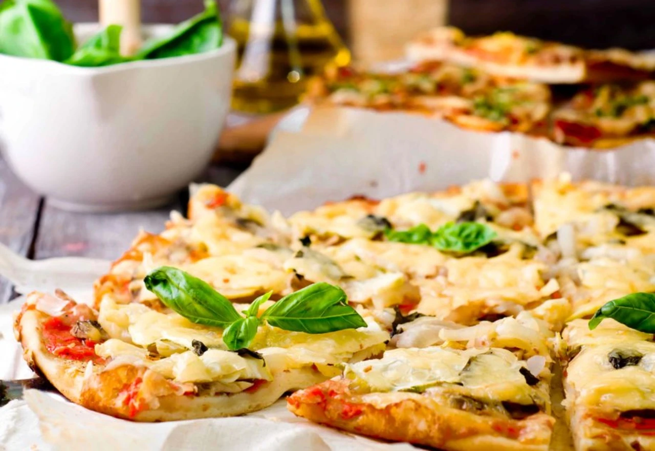Zdrava pizza od tikvica