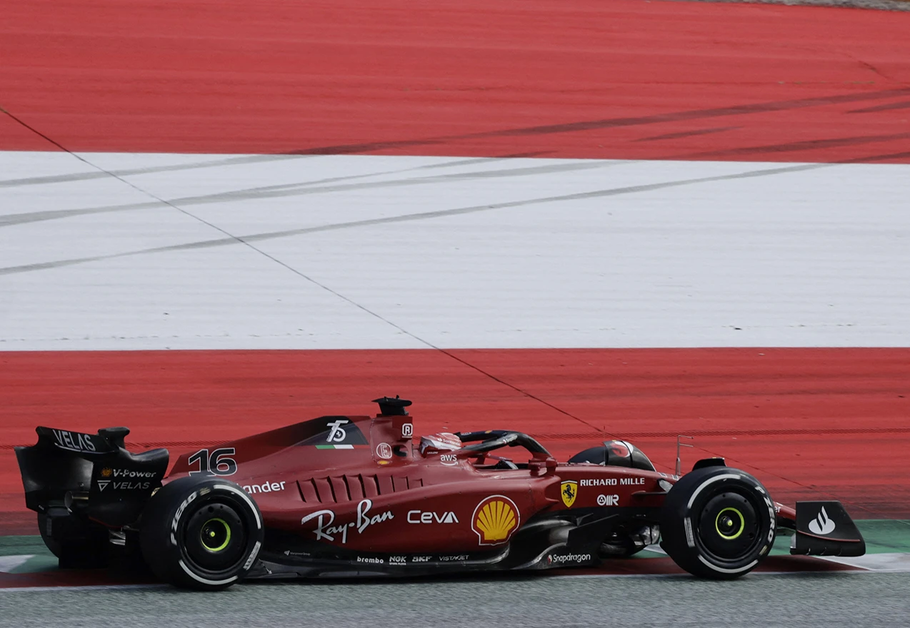 Leclerc slavio u Austriji