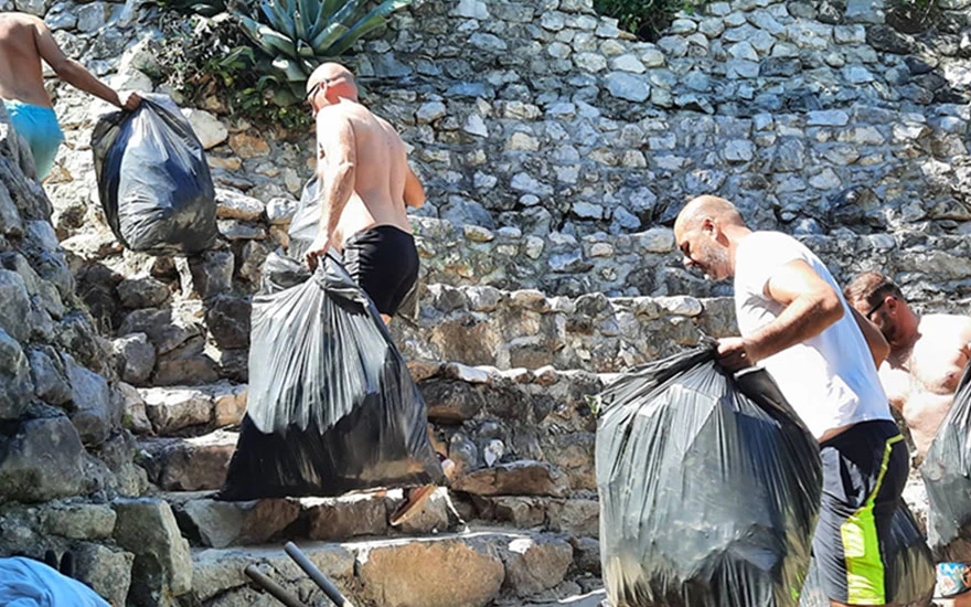 Očišćeni plaža i amfiteatar Kreševac u Stocu