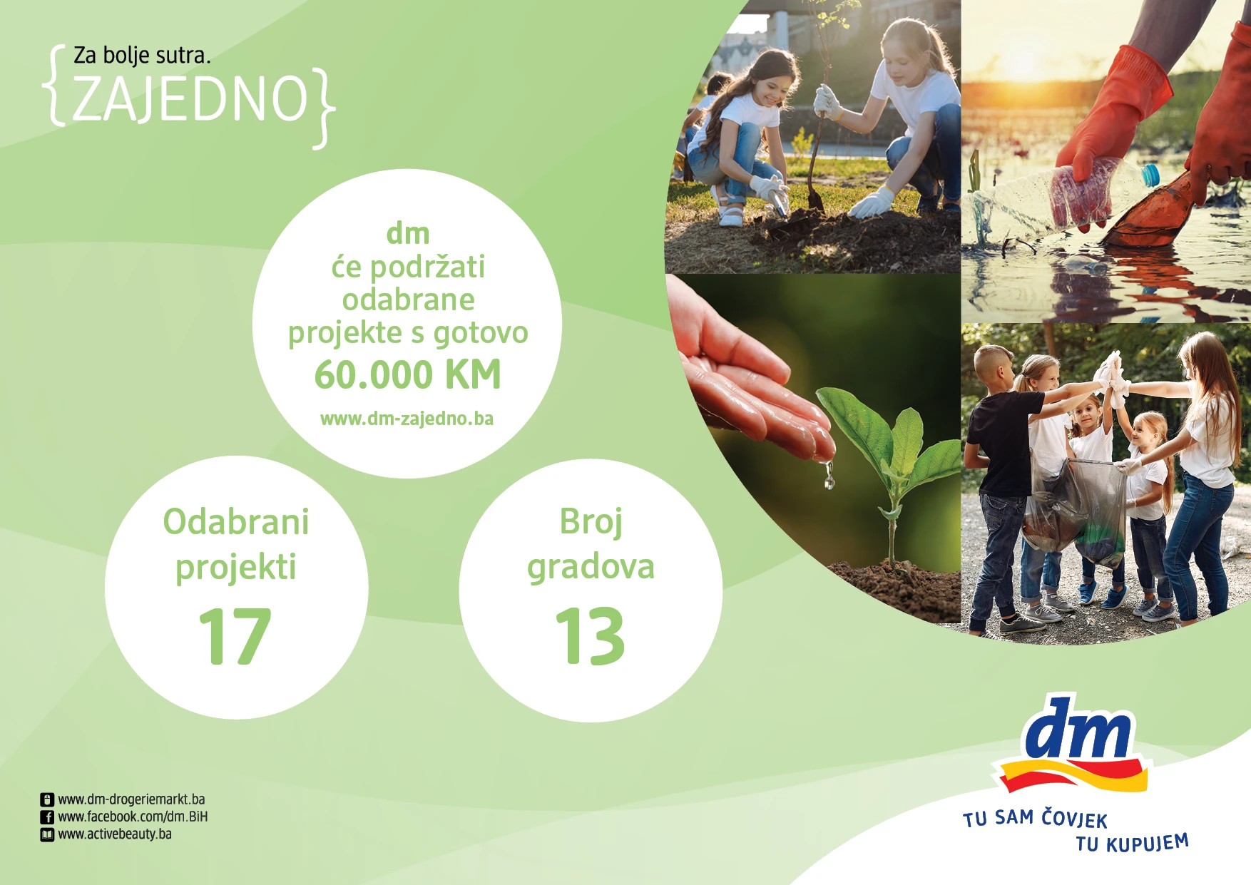 dm će podržati ekološke projekte s gotovo 60.000 KM