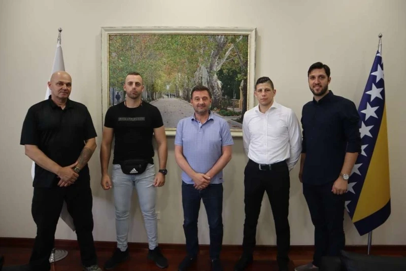 Boks u Kosači: Prijem kod gradonačelnika Kordića