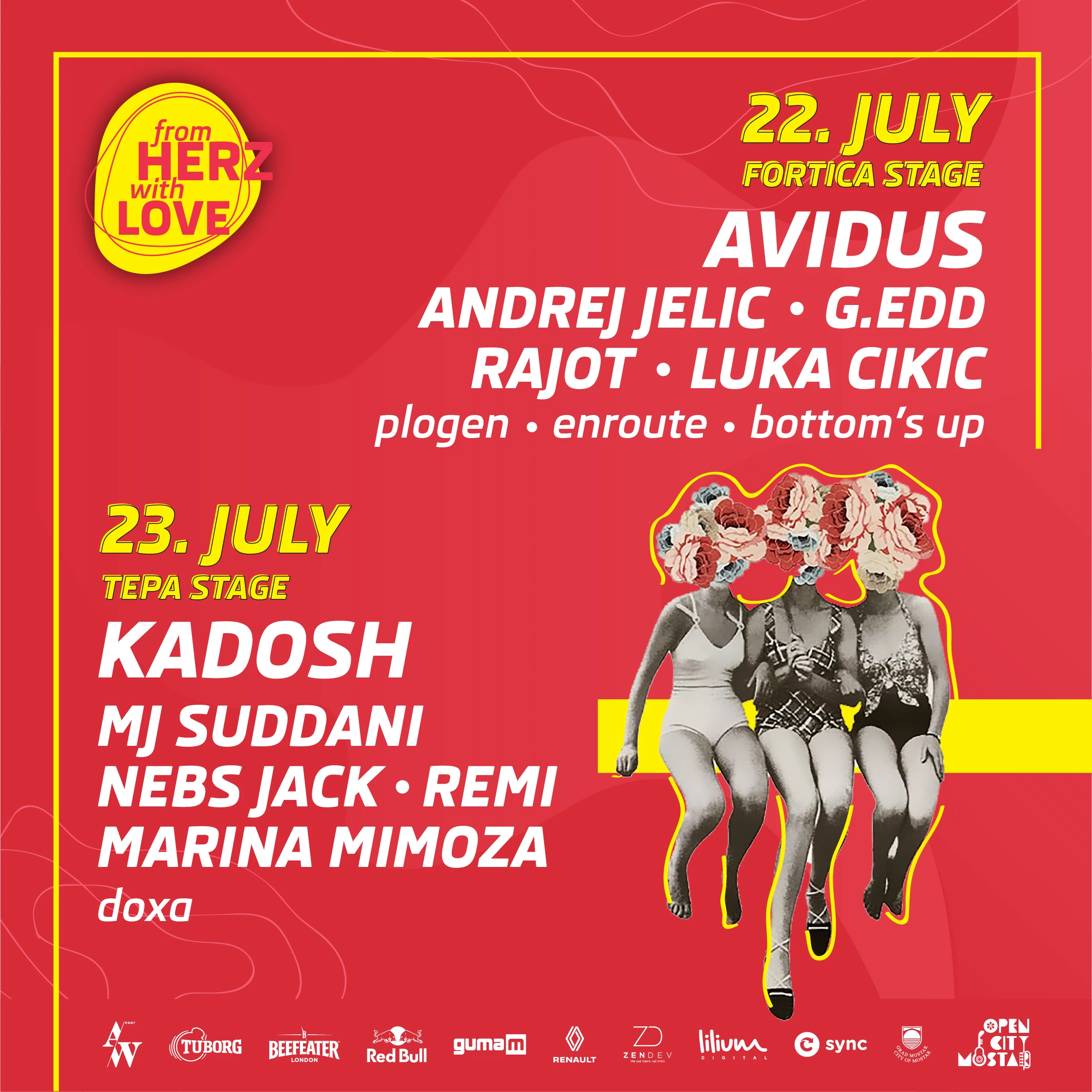 FROM HERZ WITH LOVE magija koja osvaja srca svih plesača objavljuje svoj srčani line up!