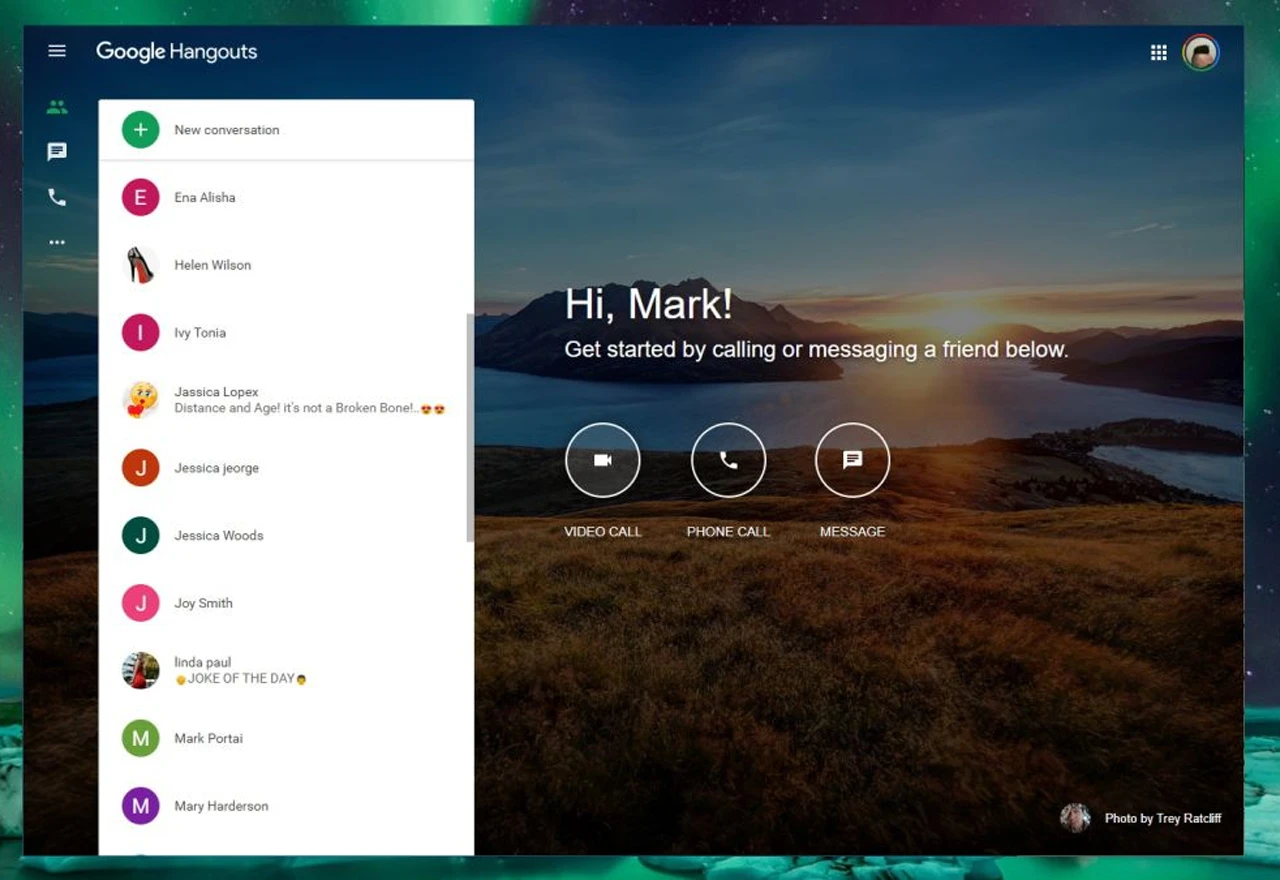 Gasi se Google Hangouts