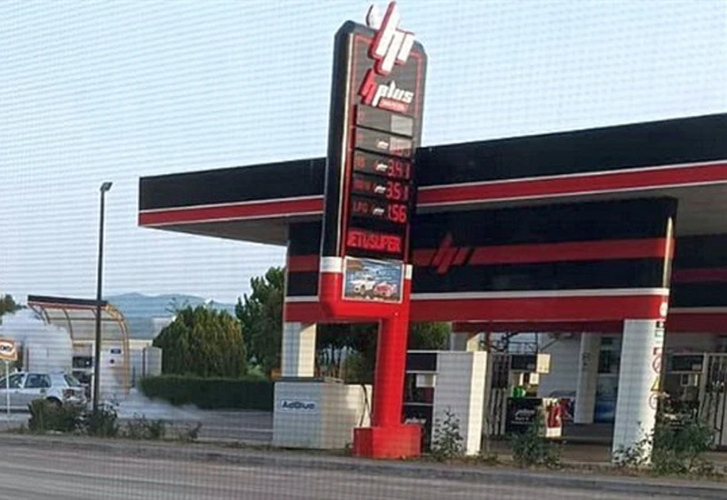 Curio plin na benzinskoj crpki u Grudama