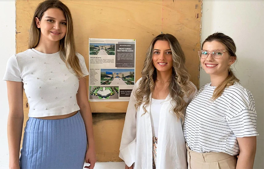 Mostar treba i zaslužuje funkcionalan teatar mladih: Studentice predstavile idejni projekt