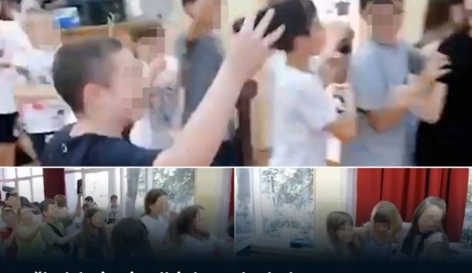 VIDEO | Proslava u Srbiji: Desetogodišnjaci u 'vlakiću' s učiteljicom pjevali 'Ne volim te Alija, zato što si Balija'