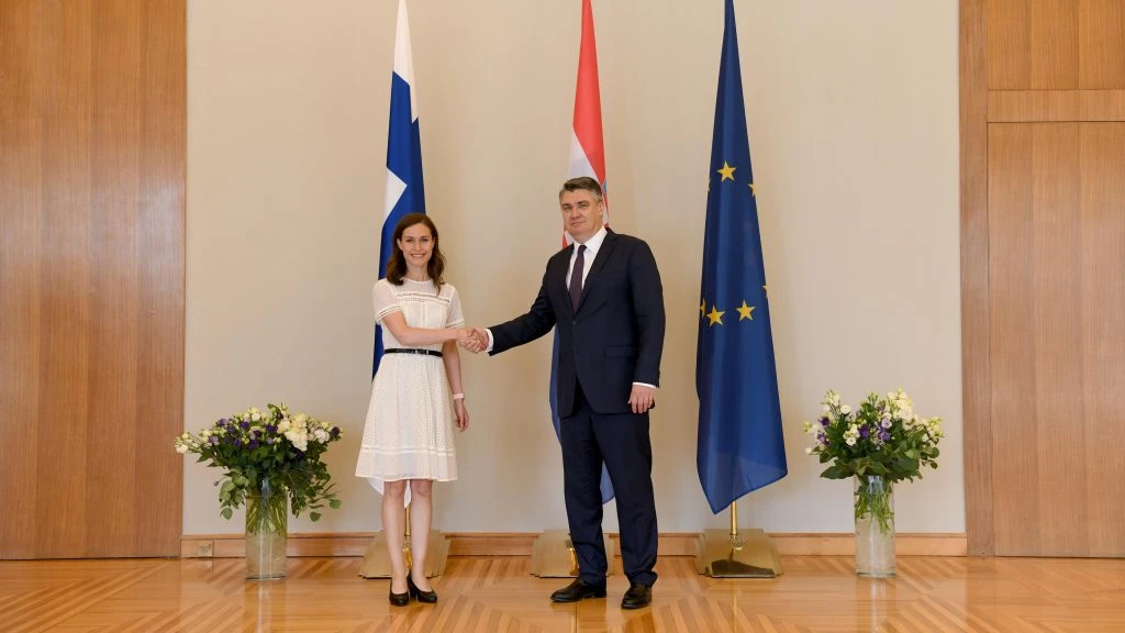 Milanović premijerki Finske: Hrvatska ima sigurnosne probleme zbog situacije u BiH
