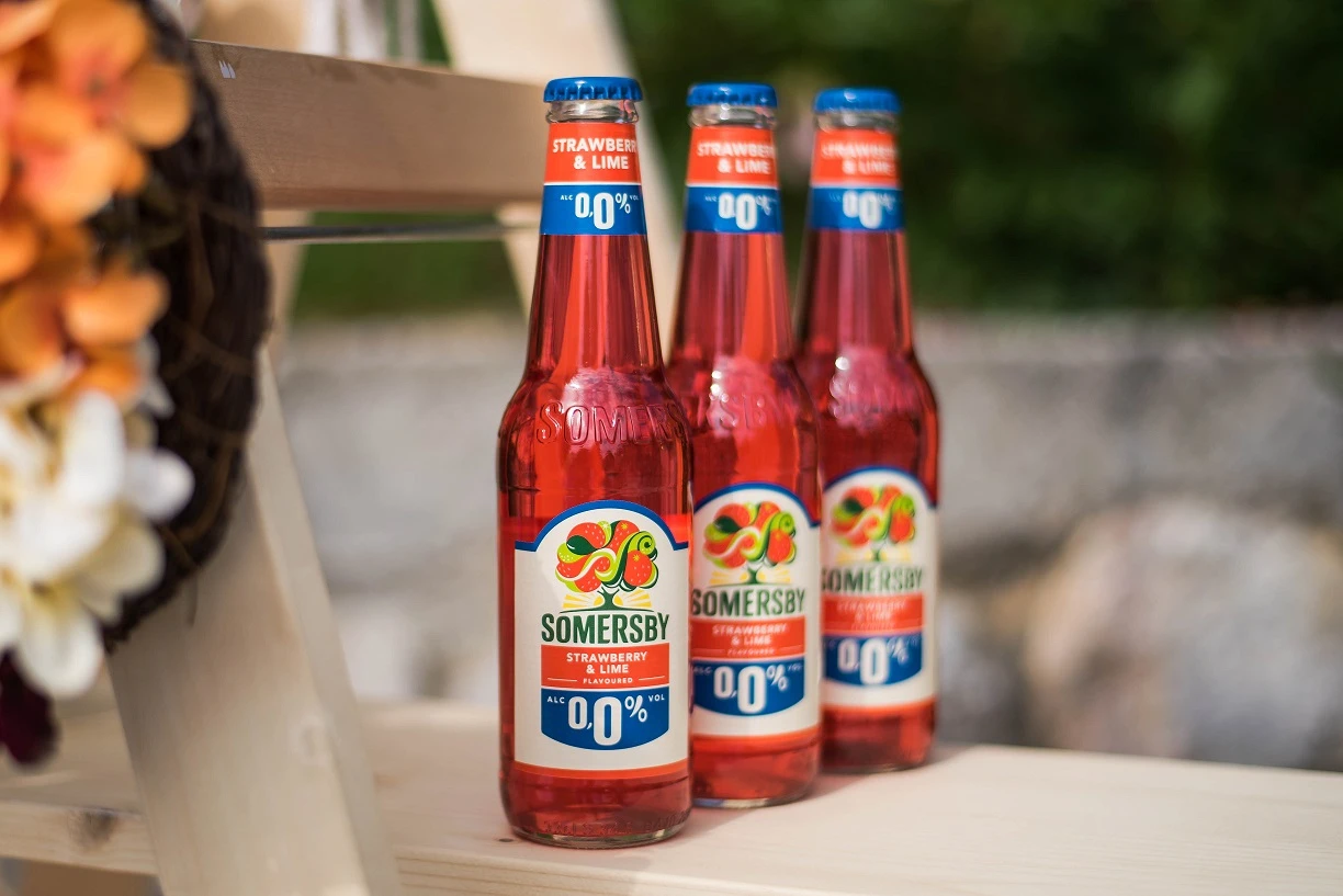 Uživajte uz novi Somersby sa okusom jagode i limete, a sa 0% alkohola