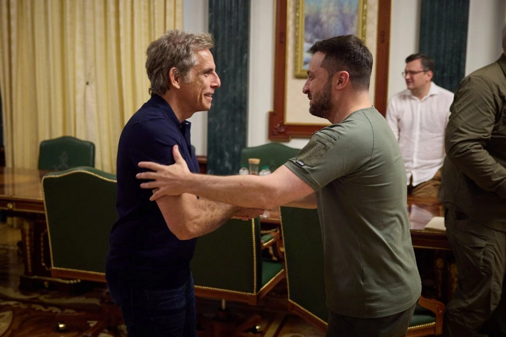 Ben Stiller posjetio Ukrajinu i sastao se sa Zelenskim