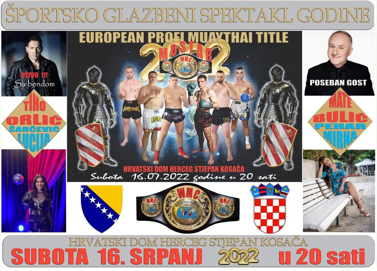 Čarapina protiv Horvata za naslov europskog prvaka 