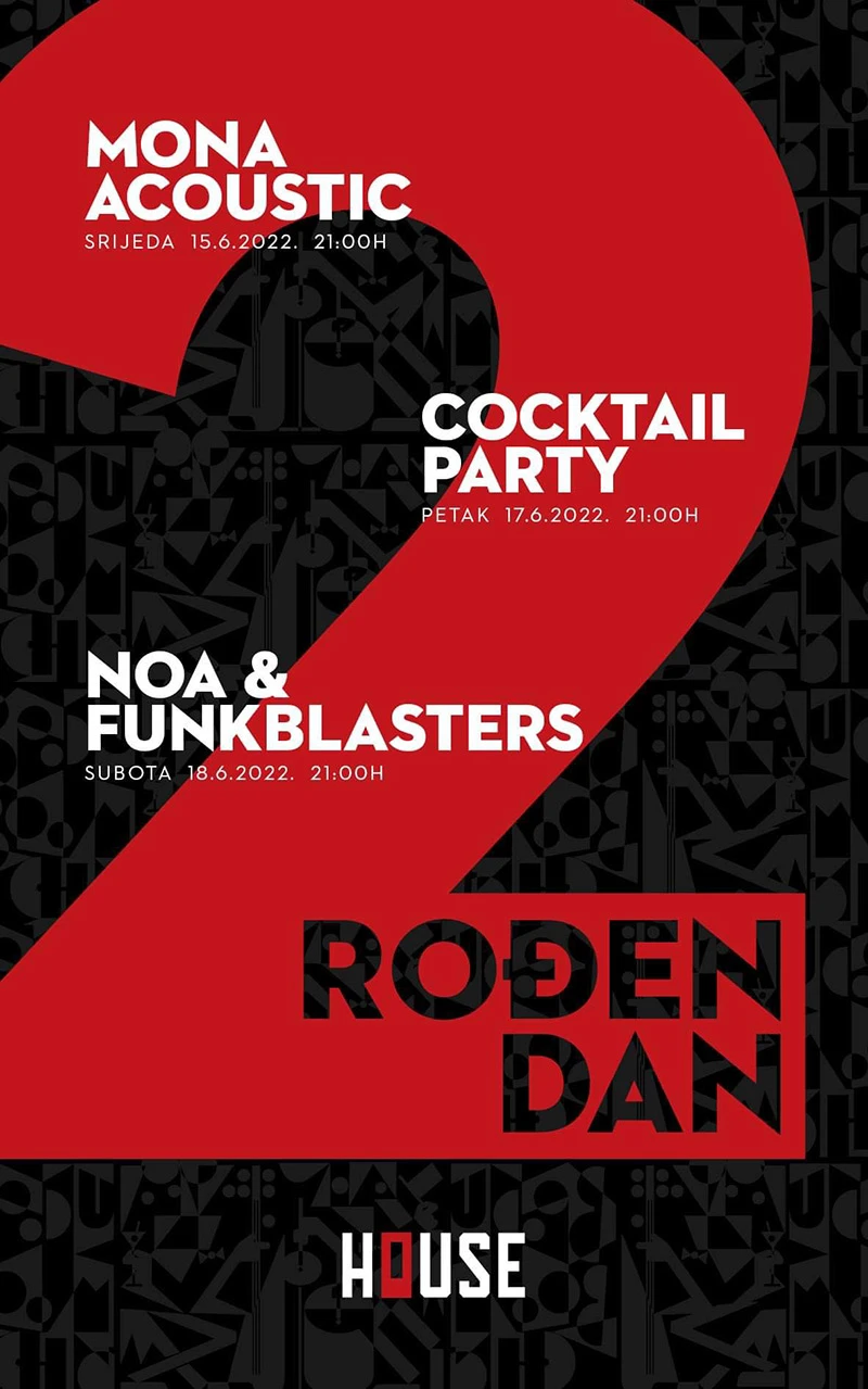 House bar slavi drugi rođendan