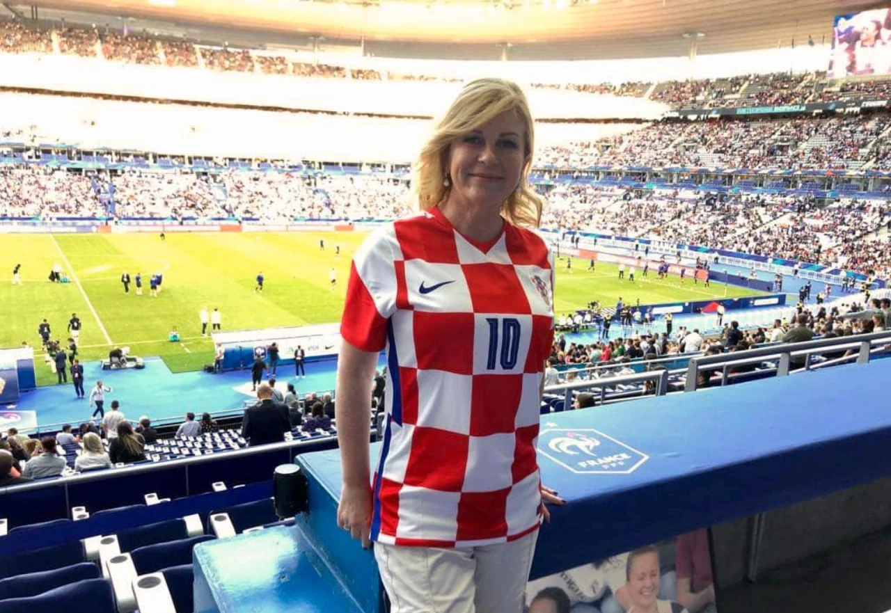 Bivša predsjednica opravdala "titulu" najvatrenije navijačice 