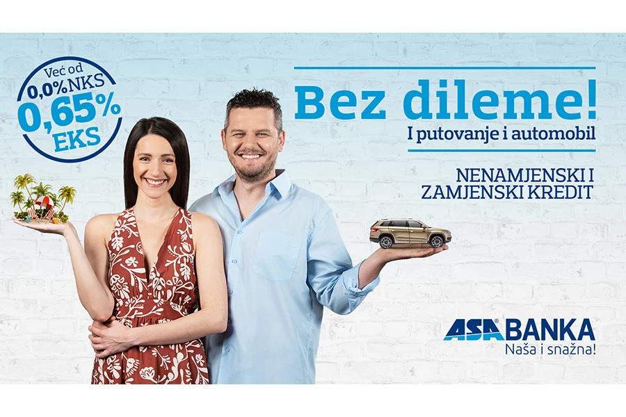 ASA Banka predstavlja ponudu Bez dileme!