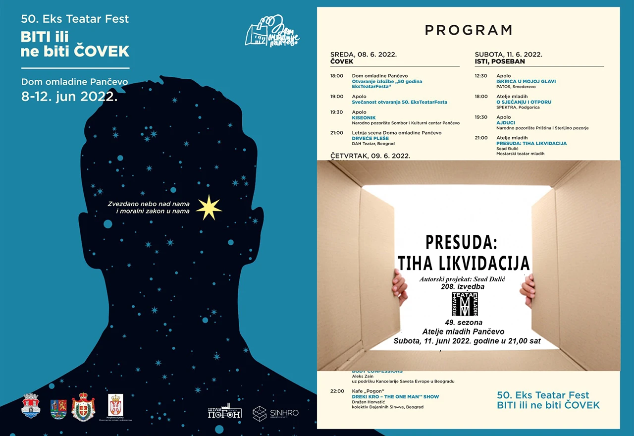 Večeras ''Presuda: Tiha likvidacija'' na Eks teatar festu